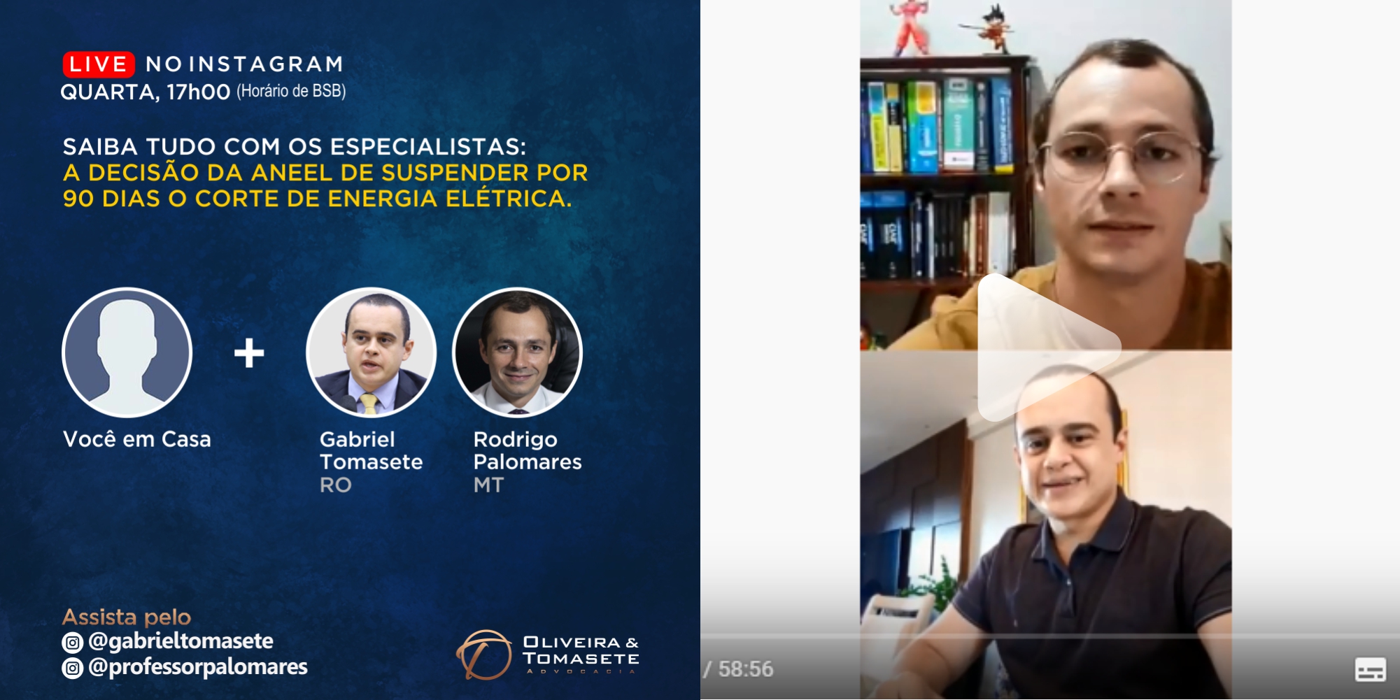 LIVE sobre a Suspensão dos Cortes de Energia Elétrica por 90 dias reuniu Consumeristas do país.